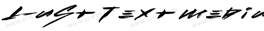 Lust Text Medium字体转换